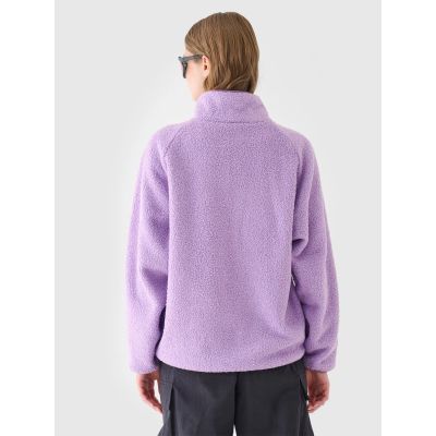 2. Women's sherpa fleece with stand-up collar 4F 4FRAW24TFLEF326-51S
