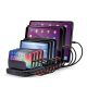 4. Lindy 73309 Charging Station Organizers Freestanding Plastic Black