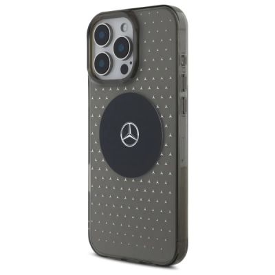 2. Mercedes MB Case Star Pattern for iPhone 16 Pro - Black