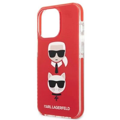 6. Karl Lagerfeld Karl&Choupette Head Case for iPhone 13 Pro / iPhone 13 - Red