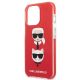 6. Karl Lagerfeld Karl&Choupette Head Case for iPhone 13 Pro / iPhone 13 - Red