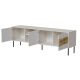 4. INSERTO 3D1W TV cabinet 190x40x61.5 cashmere + LED