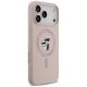 4. Karl Lagerfeld Silicone Karl&Choupette Ring MagSafe Case for iPhone 18 Pro Max / 17 Pro Max – Pink