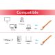 3. Equip 605678 Orange 15m Cat6a S/FTP (S-STP) Network Cable