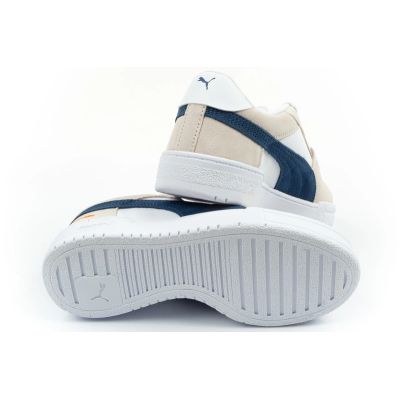 8. Puma Kids' CA Pro Remix PS Sports Sneakers Beige Leather Unisex
