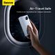 14. Baseus Adaman2 power bank with digital display 2x USB-A / 1x USB-C 10000mAh 30W - white