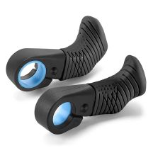 Wozinsky WGR-M22 MTB Bike Grips 22.2 mm Ergonomic Thumb Grips - Black
