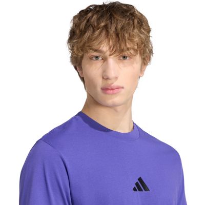 4. Men's adidas Essentials Small Logo Single Jersey Purple KF2404