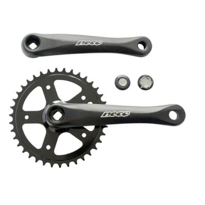 NECO NSA-1005-3 38T Aluminum Black Crankset