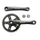 NECO NSA-1005-3 38T Aluminum Black Crankset