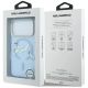 8. Karl Lagerfeld Script Logo MagSafe Case for iPhone 18 Pro / 17 Pro - Light Blue