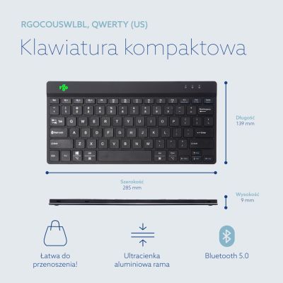 22. R-Go Compact Break Keyboard - keyboard - multie