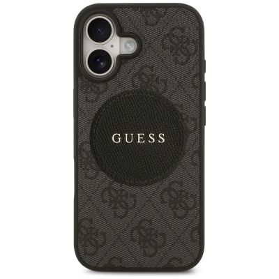 3. Guess 4G Circle Classic Logo MagSafe case for iPhone 17 - black