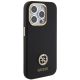 4. Guess Silicone Logo Strass 4G case for iPhone 15 Pro Max - black