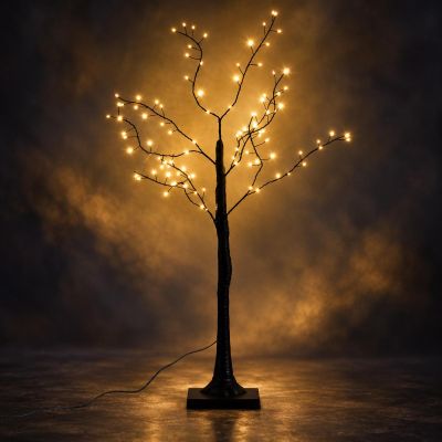 7. DECORATIVE TREE 240 LED 180 CM BLACK LUCA