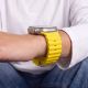 11. Tech-Protect IconBand Pro Strap for Apple Watch 4 / 5 / 6 / 7 / 8 / 9 / SE / Ultra 1 / 2 (42/44/45/49 mm) - Yellow