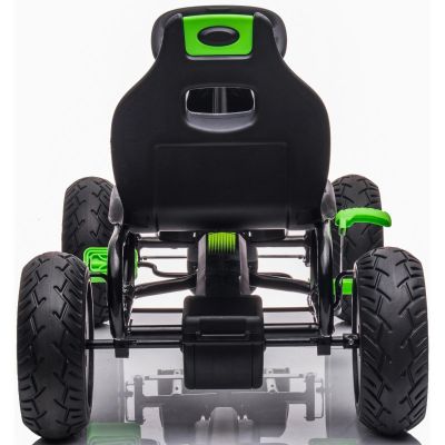 9. ENERO 18 PEDAL GO-KART BLACK AND GREEN