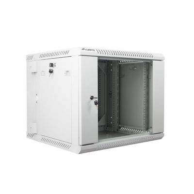 4. Lanberg WF02-6609-10S 9U Rack Wall-Mounted Cabinet Gray