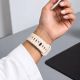 5. Tech-Protect Silicone Line Strap for Apple Watch 44 / 45 / 46 / 49 mm - Beige