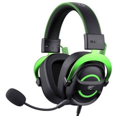 3. Havit H2002E Gaming Headphones (Black/Green)