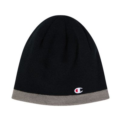 Champion Reversible Beanie Black and Gray 802407 KK001
