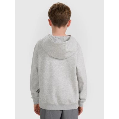2. Boy's sweatshirt with hood, open, 4F 4FJWMM00TSWSM1860-25M
