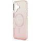 6. Guess IML Gradient Triangle Logo MagSafe Case for iPhone 17 - Pink