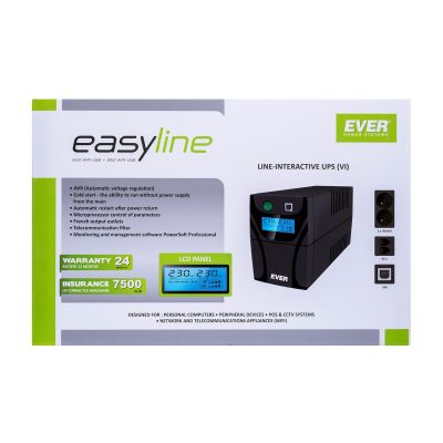 11. EVER EASYLINE 650AVR USB UPS (T/EASYTO-000K65/00)