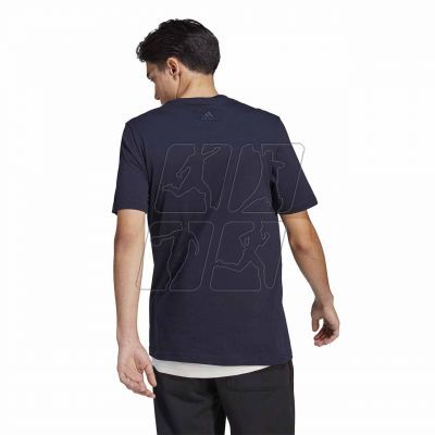 3. adidas Essentials Single Jersey Linear Embroidered Logo Tee M IC9275