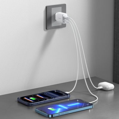 8. Joyroom JR-TG6 GaN 30W Wall Charger - White