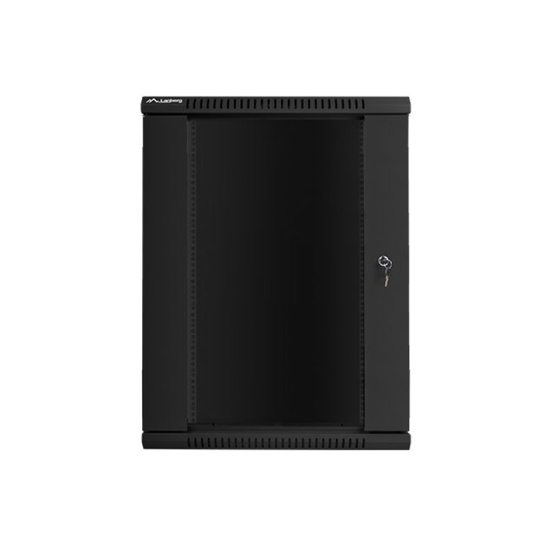 2. Lanberg WF01-6418-10B 18U wall-mounted cabinet in black