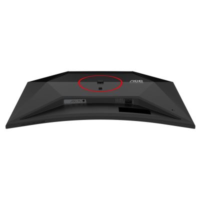 13. Monitor 31.5" AOC G4 C32G4Z 1920x1080px Full HD LCD Curved Black, Red