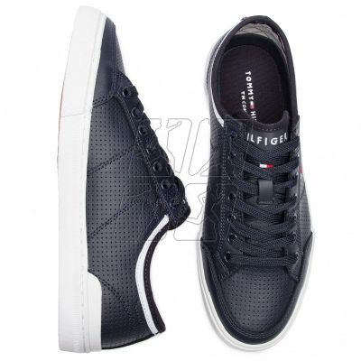 4. Tommy Hilfiger Core Corporate Leather Sneaker M shoes FM0FM00552-403