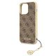 6. Guess GUHCP13LGF4GBR iPhone 13 Pro / 13 6.1 "brown / brown hardcase 4G Charms Collection