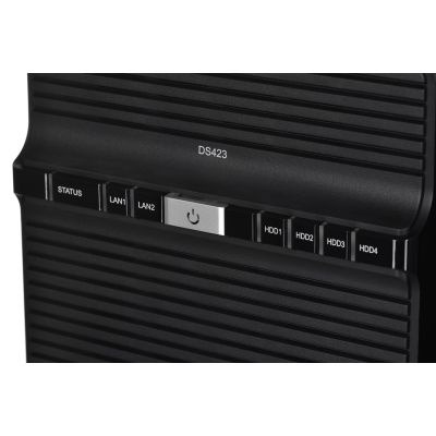6. NAS Synology DS423; Tower; 4x (3.5" SATA HDD); Realtek RTD1619B; 2GB DDR4, 2x 1GbE RJ-45