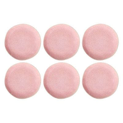 ROSE&TULIPANI CONCERTO FUSE ROSA Set of 6 dinner plates 27 cm