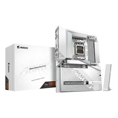 Gigabyte B850 AORUS STEALTH ICE Motherboard (B850, AM5, ATX, DDR5)