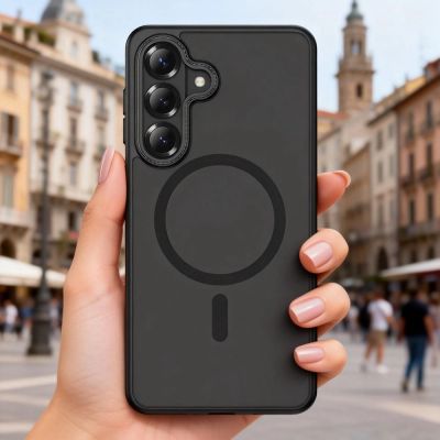 10. Tech-Protect MagCam MagSafe Case for Samsung Galaxy S26+ - Matte Black