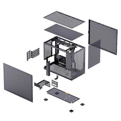 7. Jonsbo D32 PRO Midi Tower Black