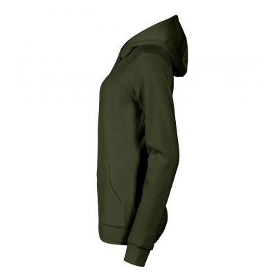 3. Women's Trendy Zipper Sweatshirt (Military)