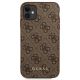 3. Guess 4G Metal Gold Logo Case for iPhone 11 / Xr 6.1" - Brown