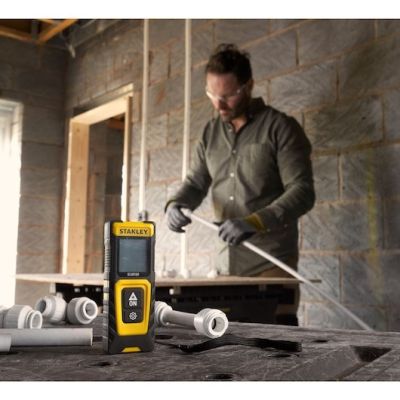 9. Stanley STHT77100-0 Laser Rangefinder Black, Yellow 30 m