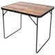11. FOLDABLE CAMPING TABLE 80X60X70CM WOOD