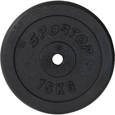 21. BLACK CAST IRON LOAD 15 KG ENERO FIT Ø26.5