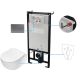 6-in-1 concealed toilet set