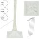 4. DECORATIVE TREE 240 LED 180 CM WHITE
