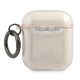 2. Karl Lagerfeld Glitter Choupette Case for AirPods 1 / 2 - Gold