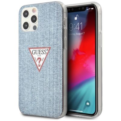 Guess GUHCP12LPCUJULLB iPhone 12 Pro Max 6.7" blue/light blue hardcase Jeans Collection
