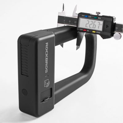 4. Rockbros RBNS1 SMART Bike Lock with NFC Reader - Black