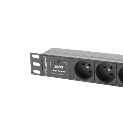 3. Lanberg RACK Power Strip PDU-03E-0200-IEC-BK (3 x Type E; 10 A; 2 m; black)